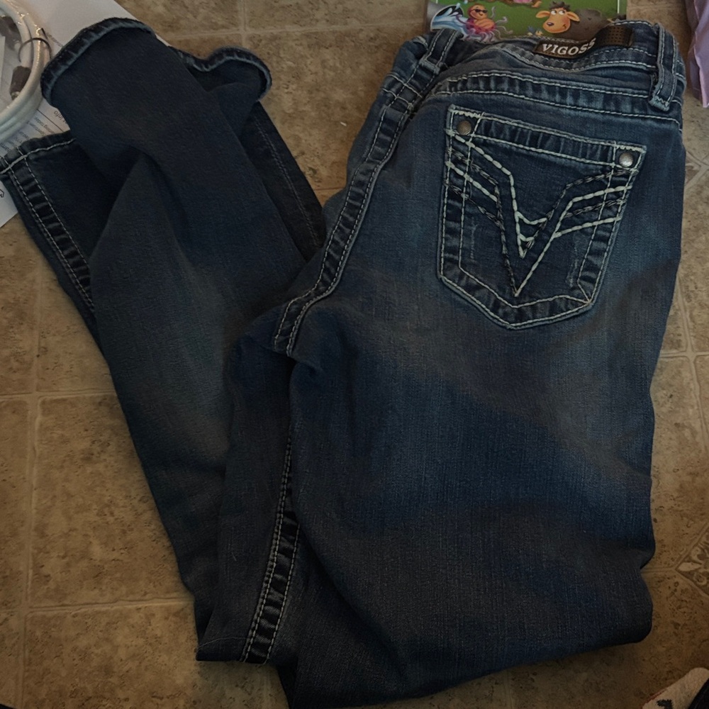 Vigoss Women's Dark Blue Skinny Jeans